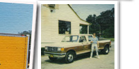 Steve with his truck